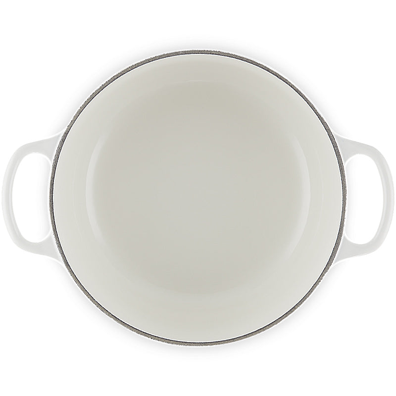 Le Creuset Signature Round Roaster 20 cm White