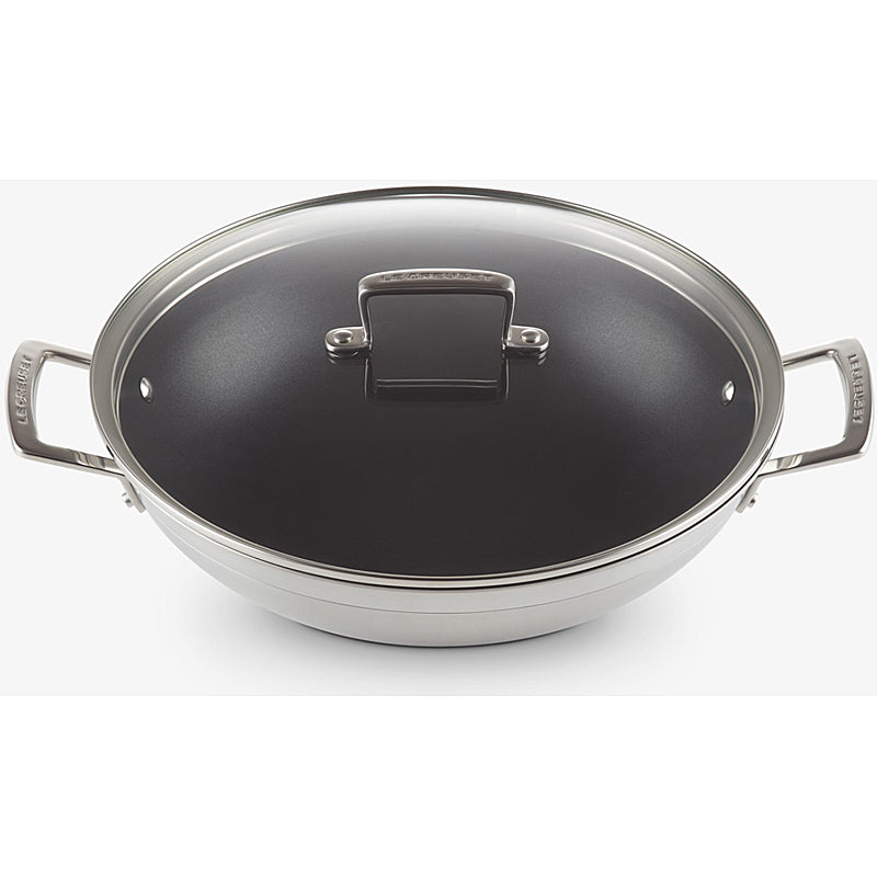 Le Creuset 3-ply PLUS Wok 30 cm