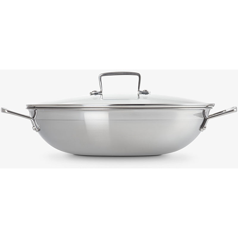 Le Creuset 3-ply PLUS Wok 30 cm