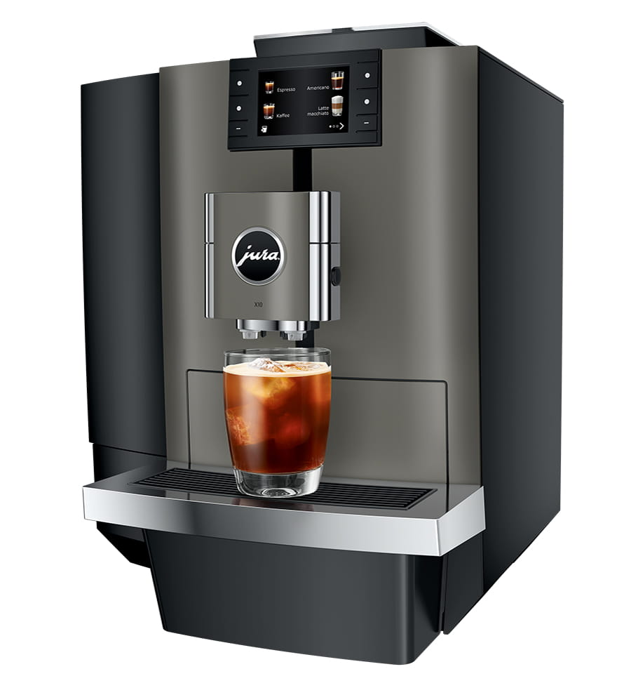 JURA X10 Dark Inox (EA) professioneller Kaffeevollautomat
