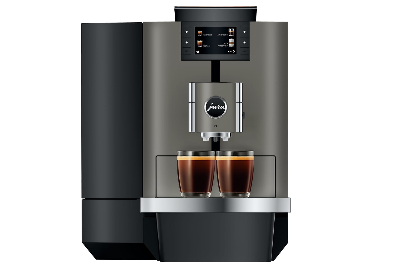 JURA X10 Dark Inox (EA) professioneller Kaffeevollautomat