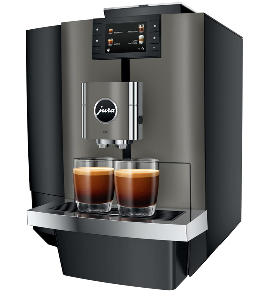 JURA X10c Dark Inox professioneller Kaffeevollautomat