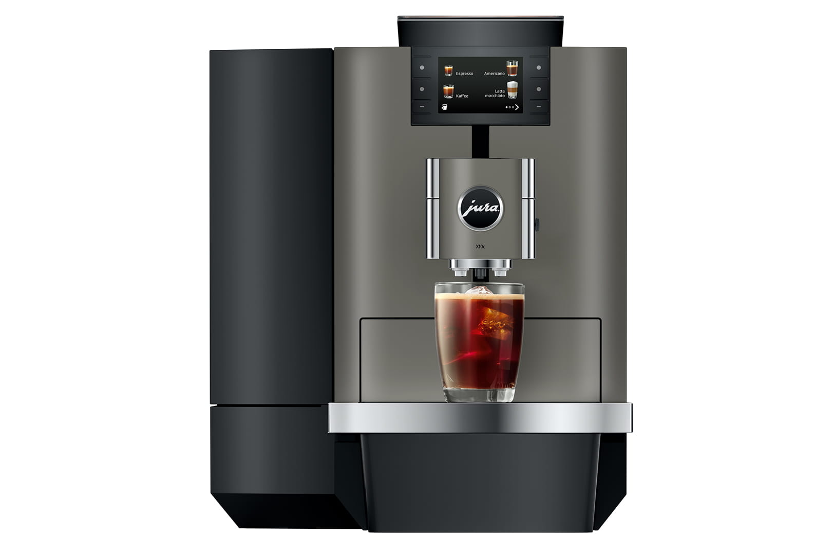 JURA X10c Dark Inox professioneller Kaffeevollautomat