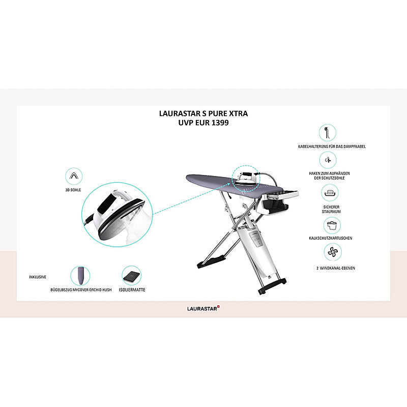 LauraStar S Pure Xtra ironing station