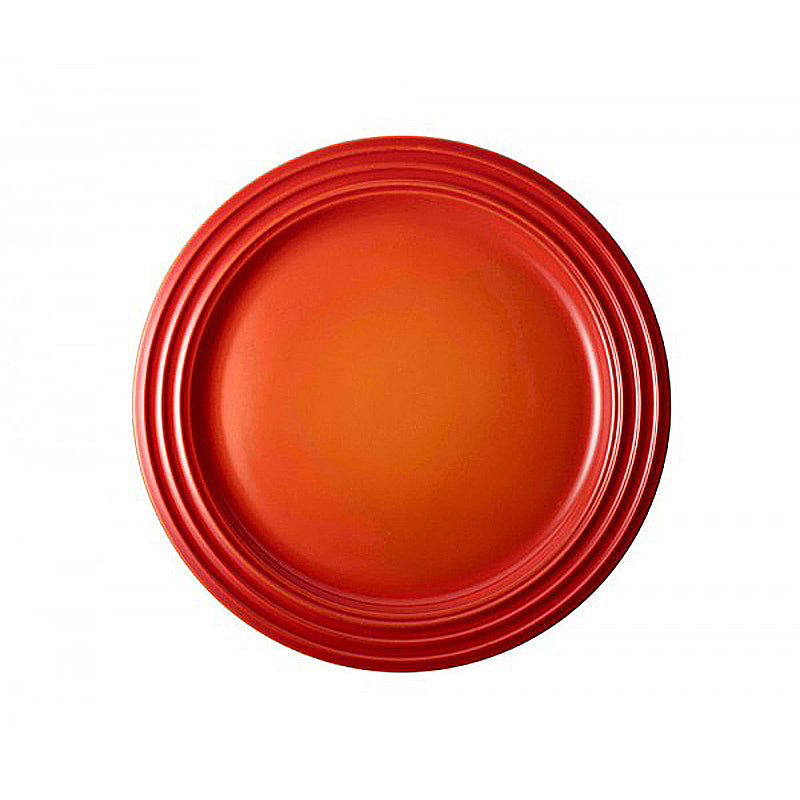 Le Creuset Frühstücksteller 22 cm Ofenrot