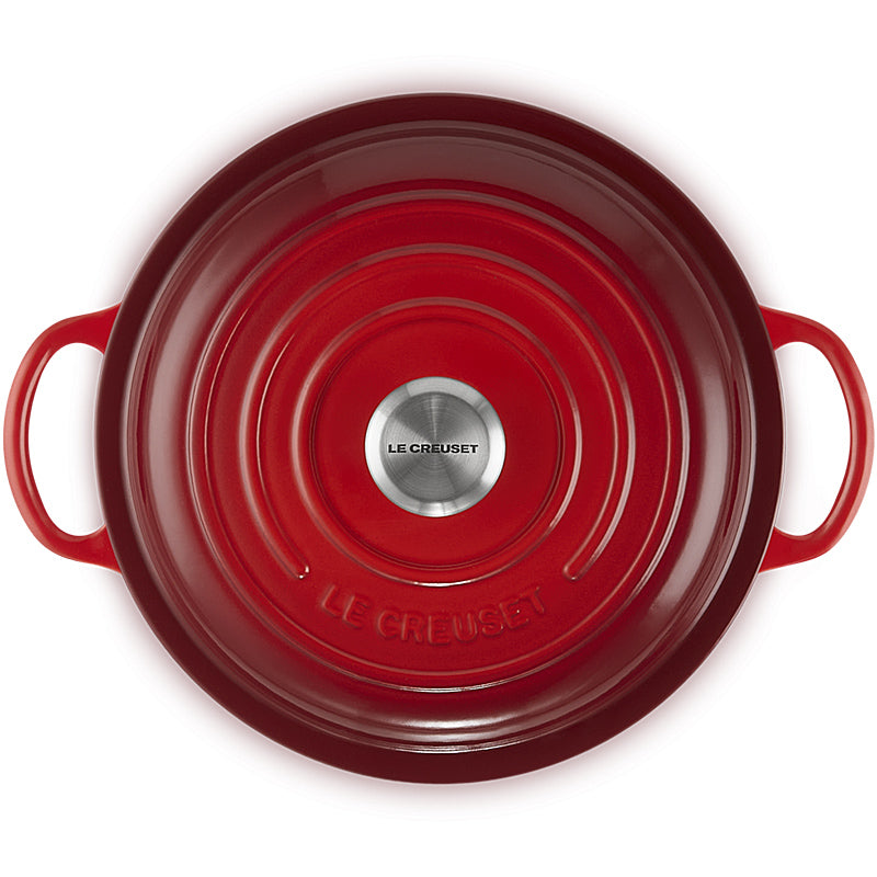 Le Creuset Stew Pot Signature 22 cm Kirschrot