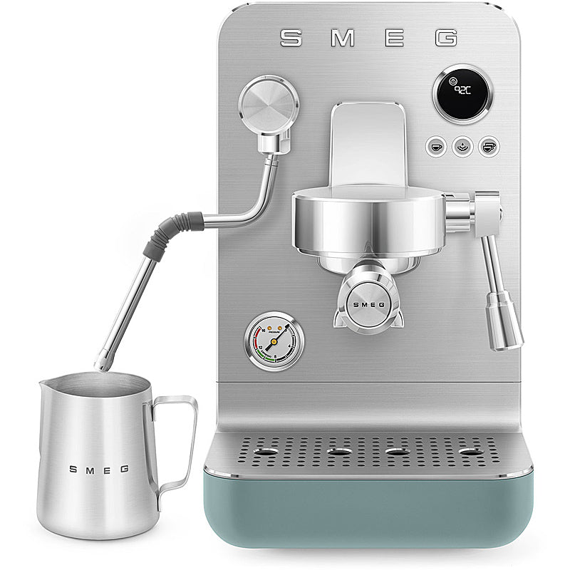 SMEG EMC02EGMEU kompakte Siebträgermaschine Emerald Green