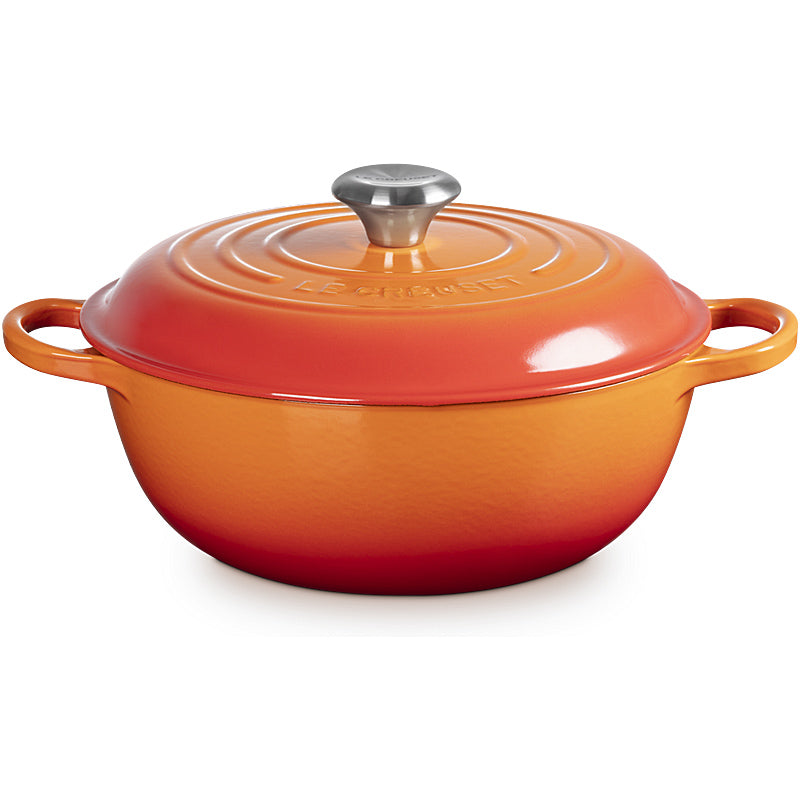 Le Creuset Stew Pot rund Signature 26 cm Ofenrot