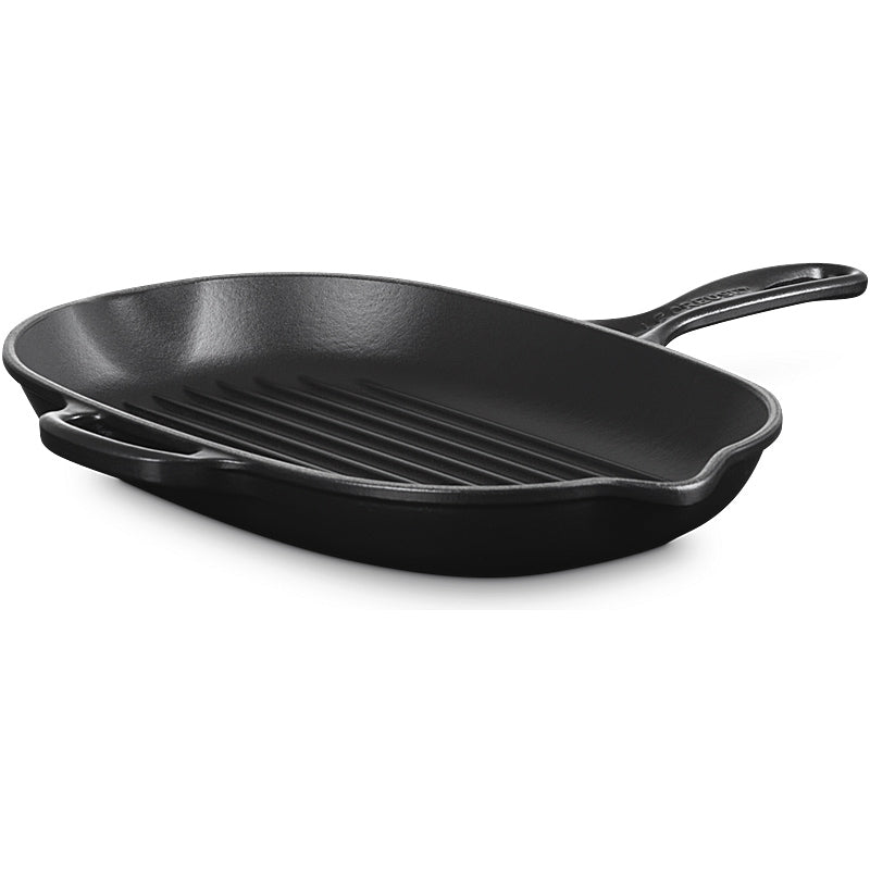 Le Creuset Grillpfanne oval Signature 32cm Schwarz
