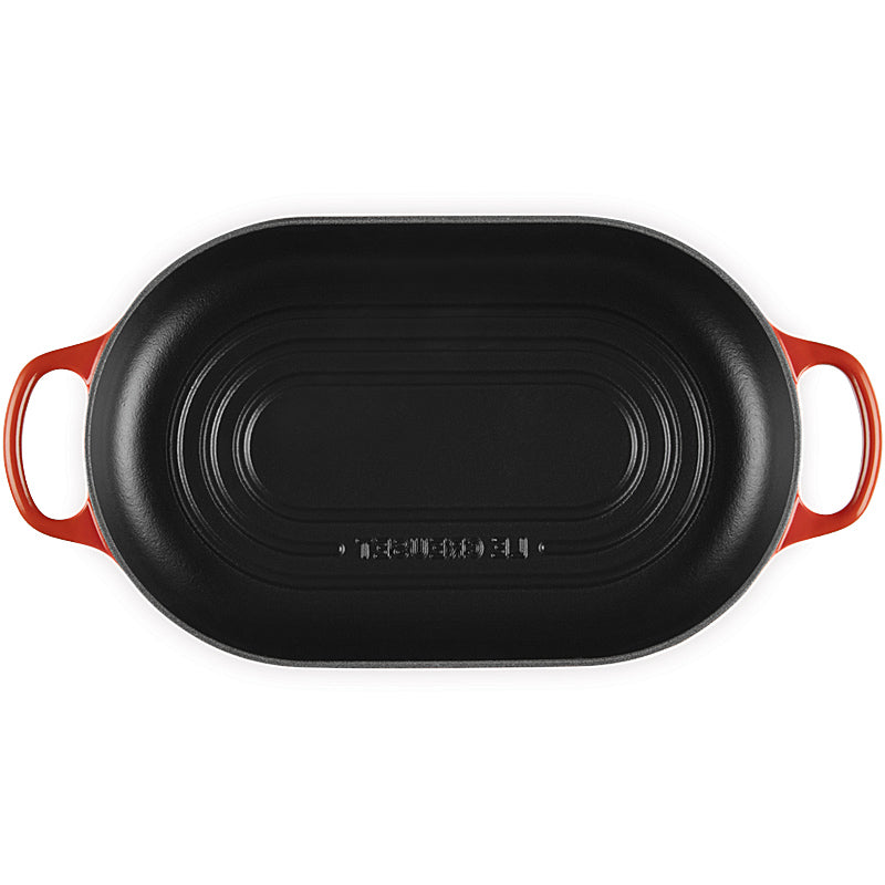 Le Creuset Signature Oval Bread Roaster, 29 cm, Cherry Red