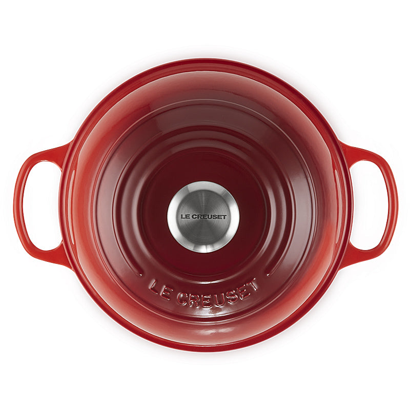 Le Creuset Brot Bräter 24 cm Kirschrot