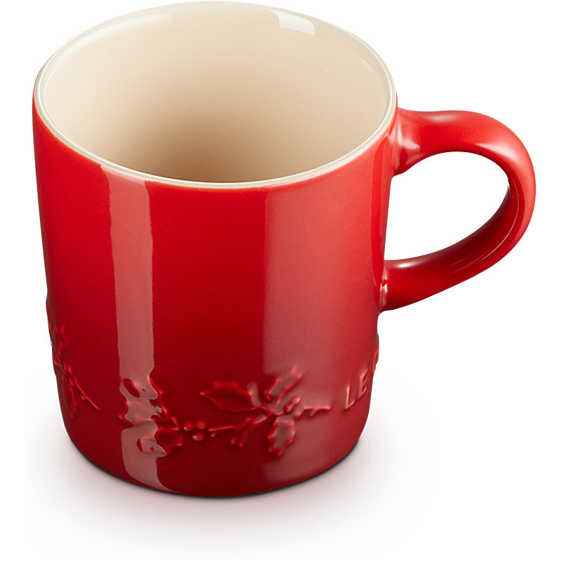 Le Creuset Becher Holly 200 ml Kirschrot