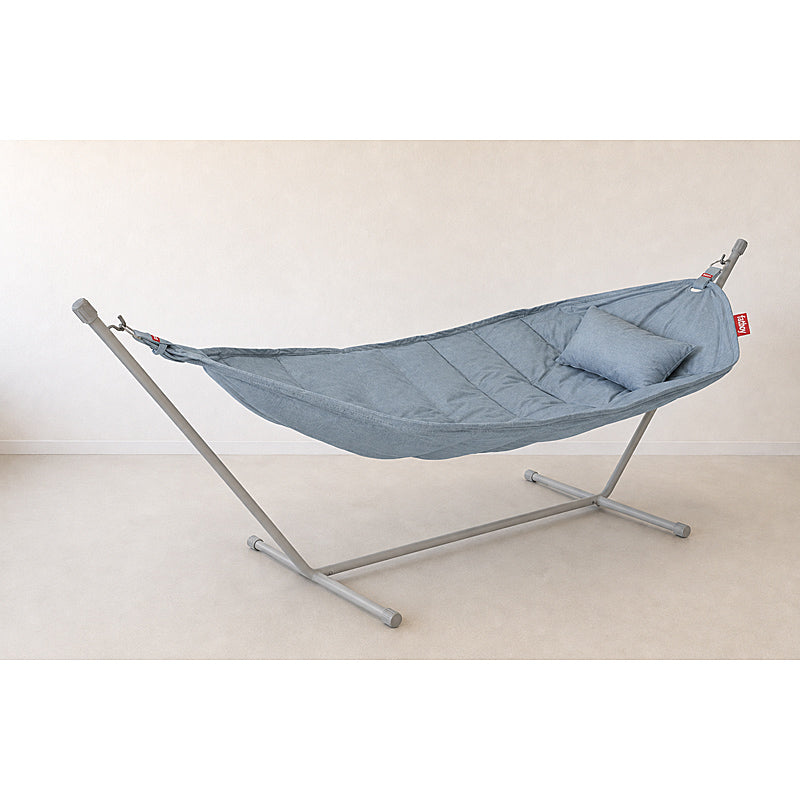 Fatboy headdemock superb steel blue incl. rack light gray