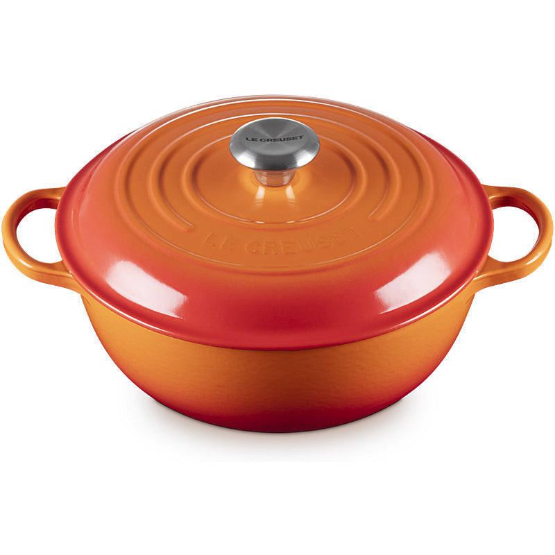 Le Creuset Stew Pot rund Signature 26 cm Ofenrot
