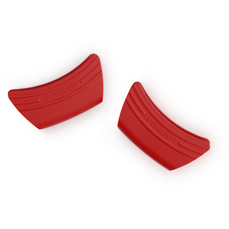Le Creuset Silicone Handle Protectors, 2-Pack, Cherry Red