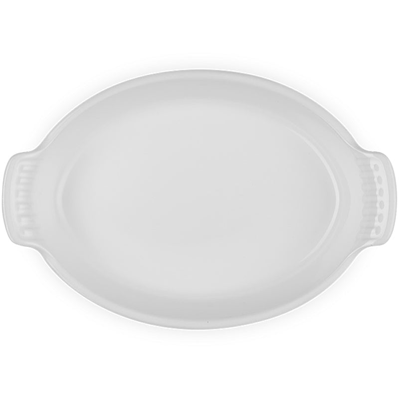 Le Creuset Mini-Auflaufform Tradition oval 180 ml Weiß