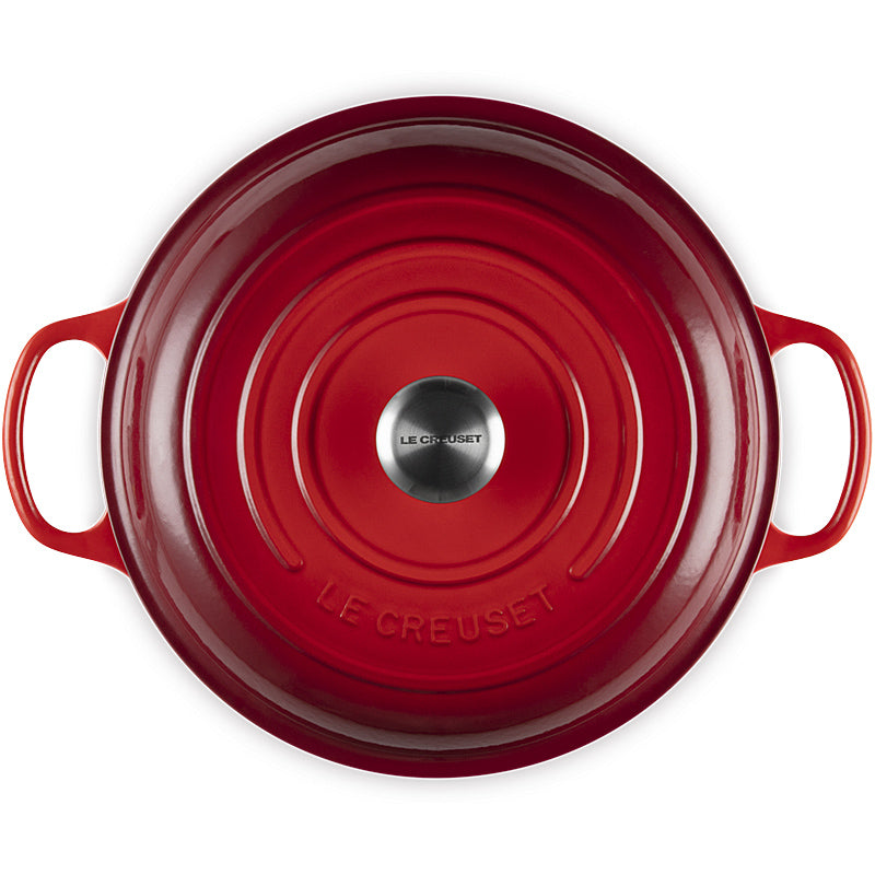 Le Creuset Gourmet professional pot Signature 28 cm cherry red