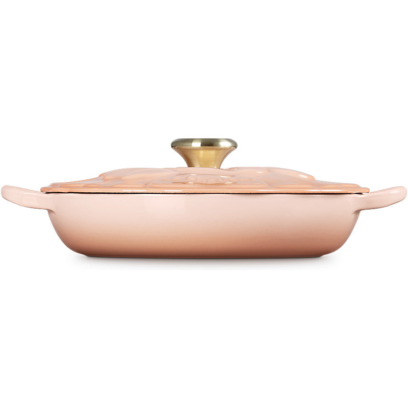 Le Creuset Gourmet-Profitopf Signature Blume 26 cm Pêche