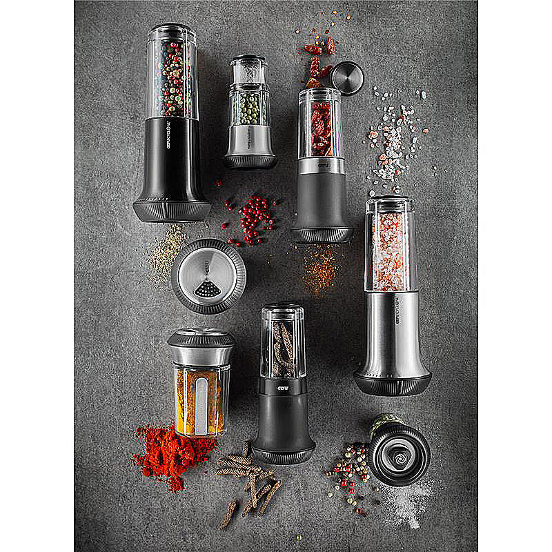 GEFU Salz- oder Pfeffermühle X-PLOSION®, M schwarz