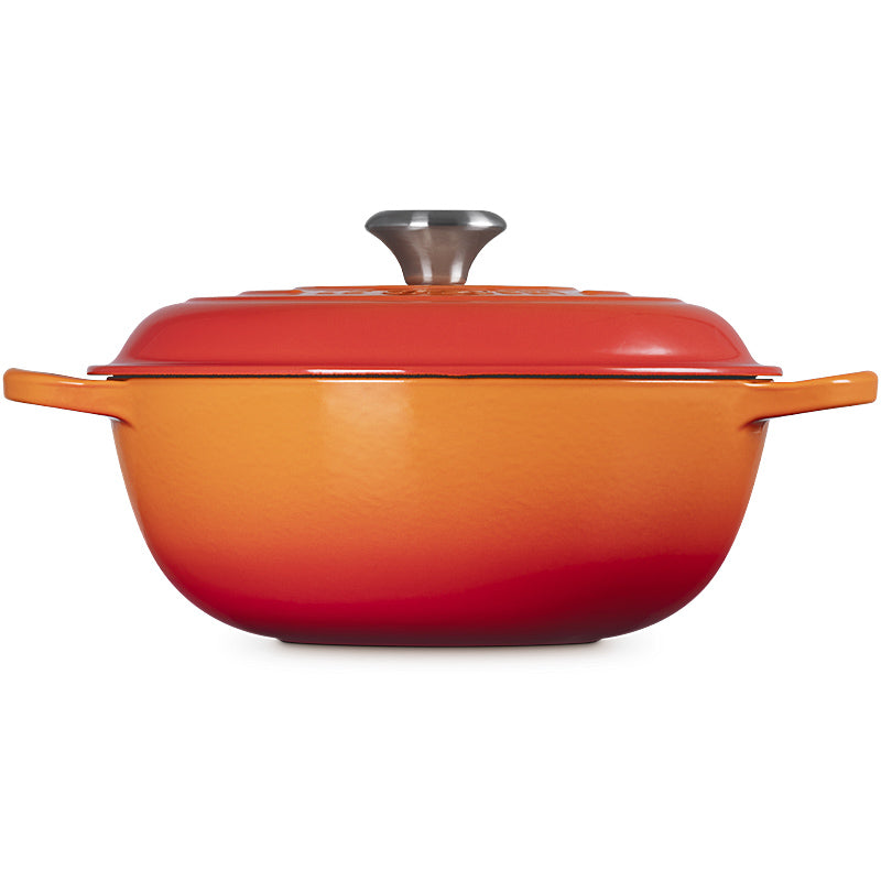Le Creuset Stew Pot rund Signature 26 cm Ofenrot