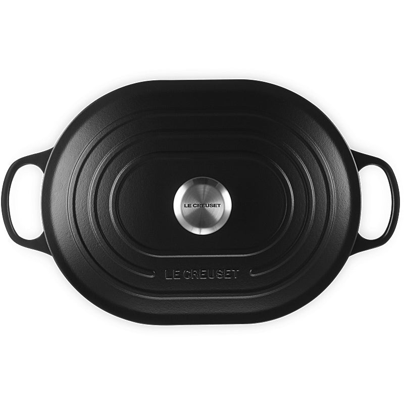 Le Creuset Oblong Signature 31 cm Schwarz