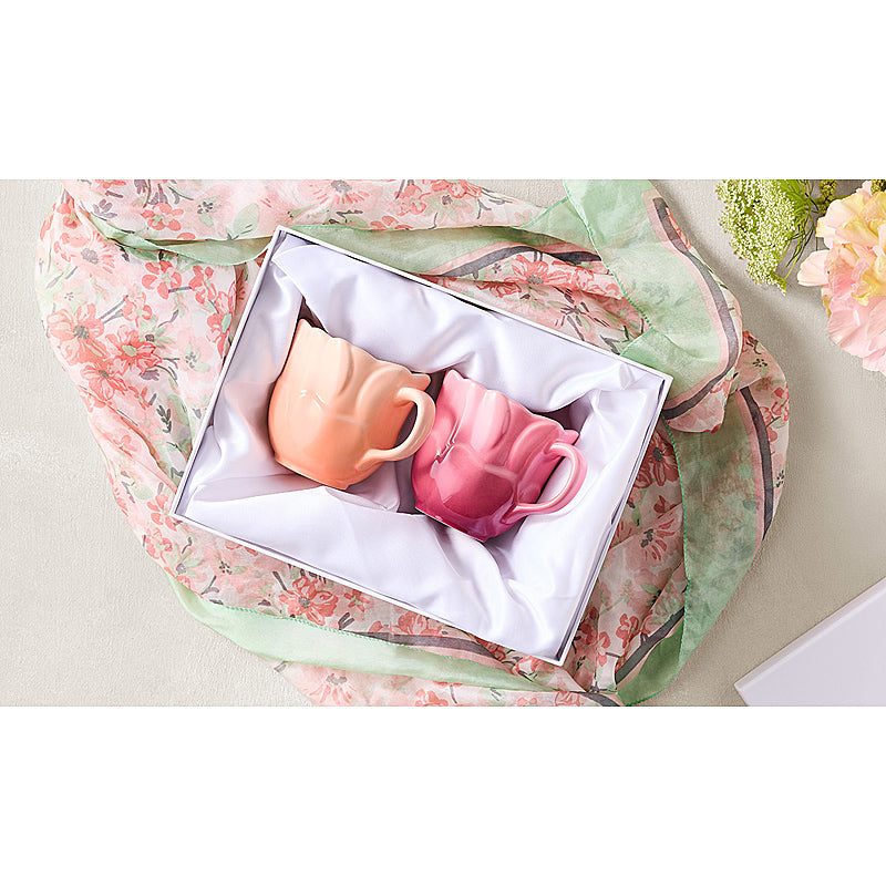 Le Creuset Flower Mug 330 ml Peach