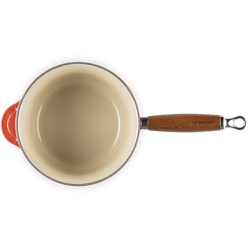 Le Creuset Profitopf 18 cm Kirschrot mit Holzgriff