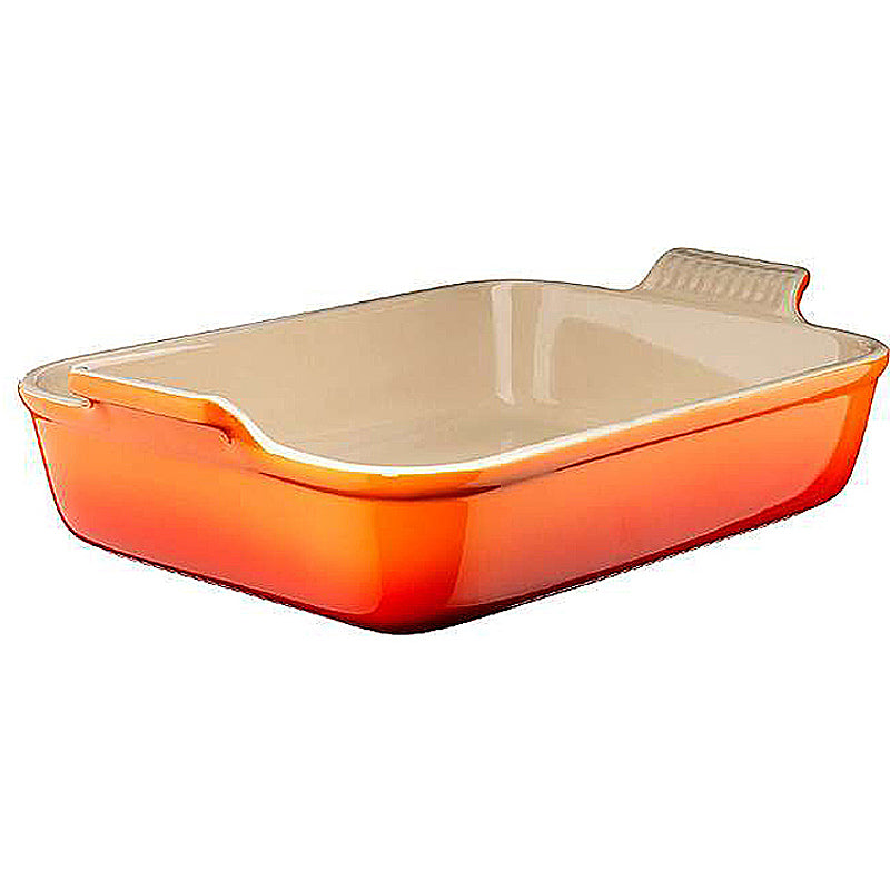 Le Creuset Auflaufform Tradition 32 cm Ofenrot