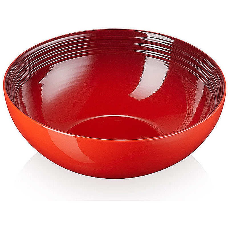 Le Creuset Salatschüssel 24 cm Kirschrot
