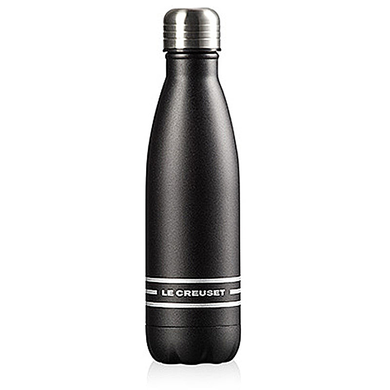 Le Creuset Trinkflasche Schwarz Matt