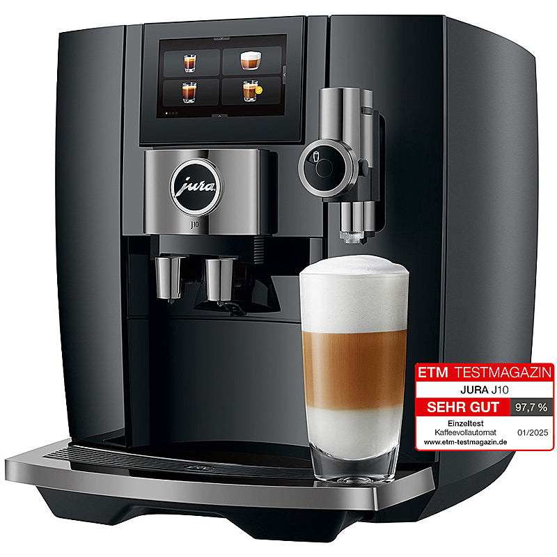 JURA J10 Kaffeevollautomat Piano Black (EA)