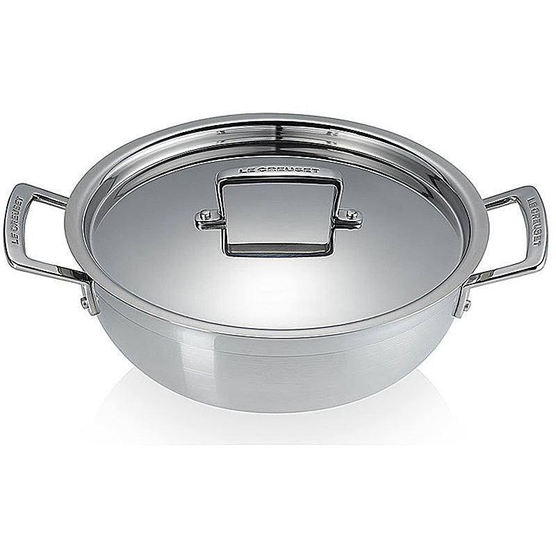 Le Creuset 3-ply Profipfanne antihaft mit Deckel 24 cm