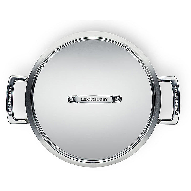 Le Creuset 3-ply Profipfanne antihaft mit Deckel 24 cm