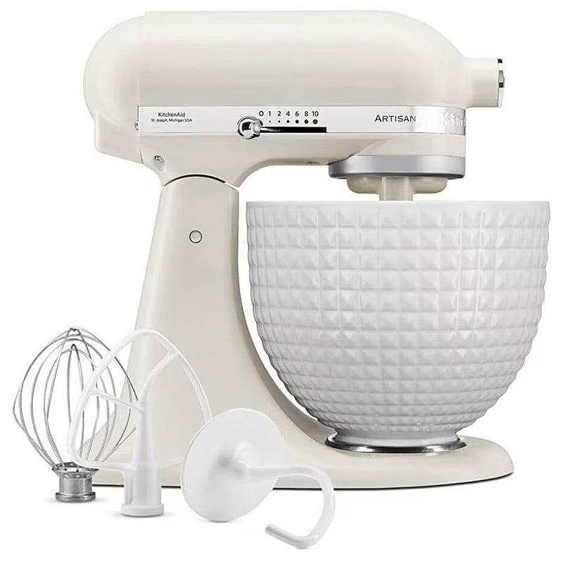 Kitchenaid 5KSM156CXEPL Küchenmaschine Porcelain White und Keramikschüssel