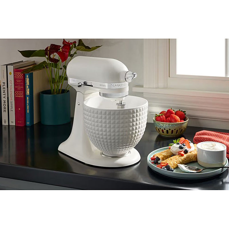 Kitchenaid 5KSM156CXEPL Küchenmaschine Porcelain White und Keramikschüssel
