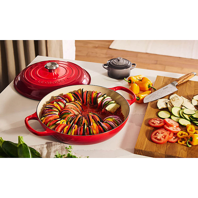 Le Creuset Gourmet professional pot Signature 28 cm cherry red