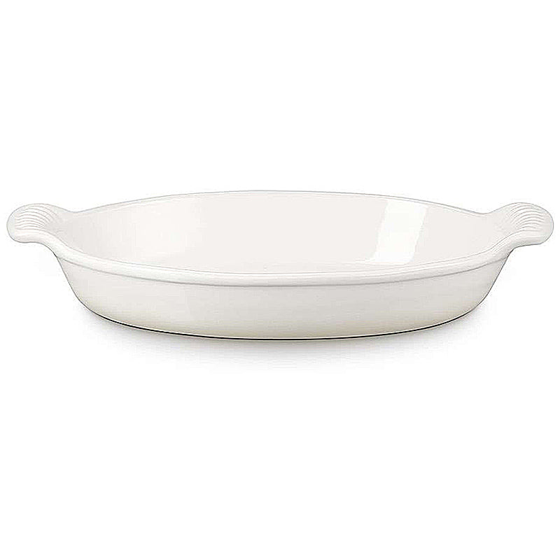 Le Creuset Auflaufform Tradition oval 28 cm Meringue
