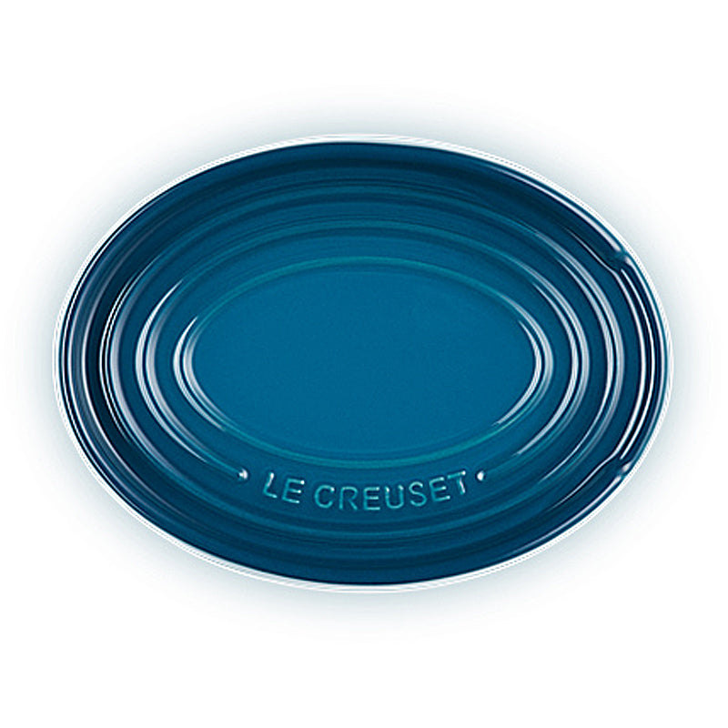 le Creuset Löffelablage oval 16 cm Deep Teal