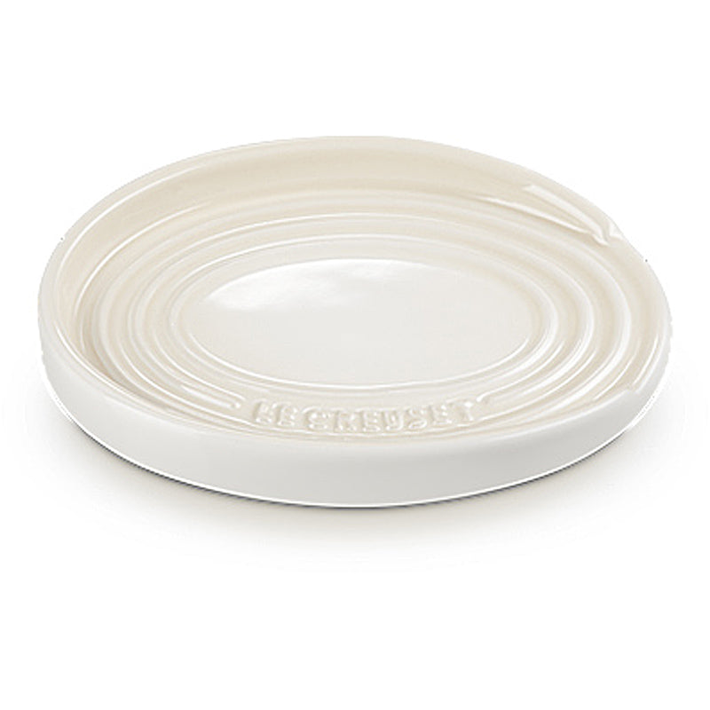 le Creuset Löffelablage oval 16 cm Meringue