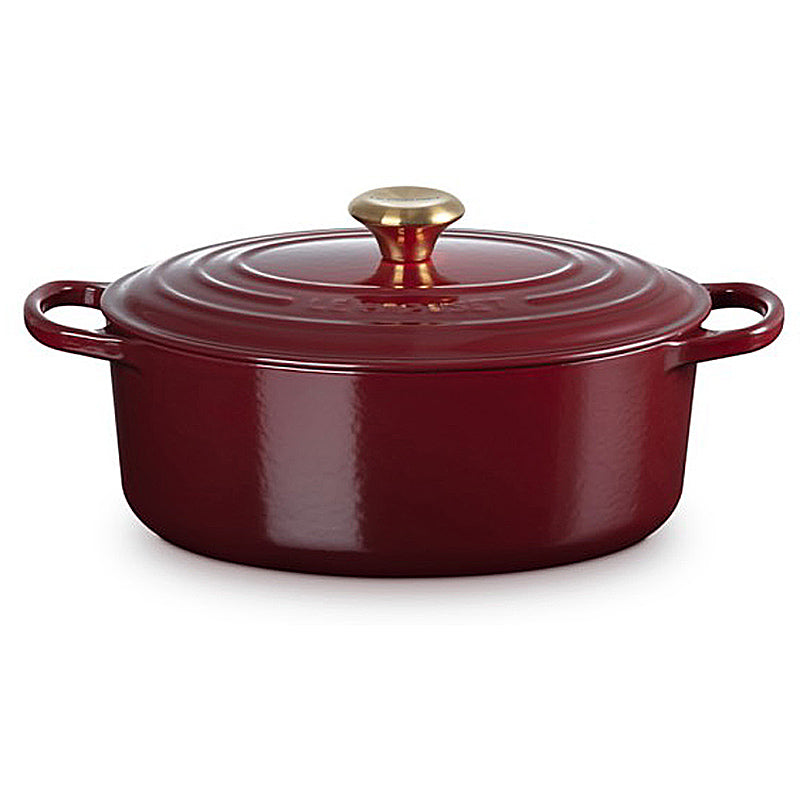 Le Creuset Bräter Signature oval 31 cm Garnet