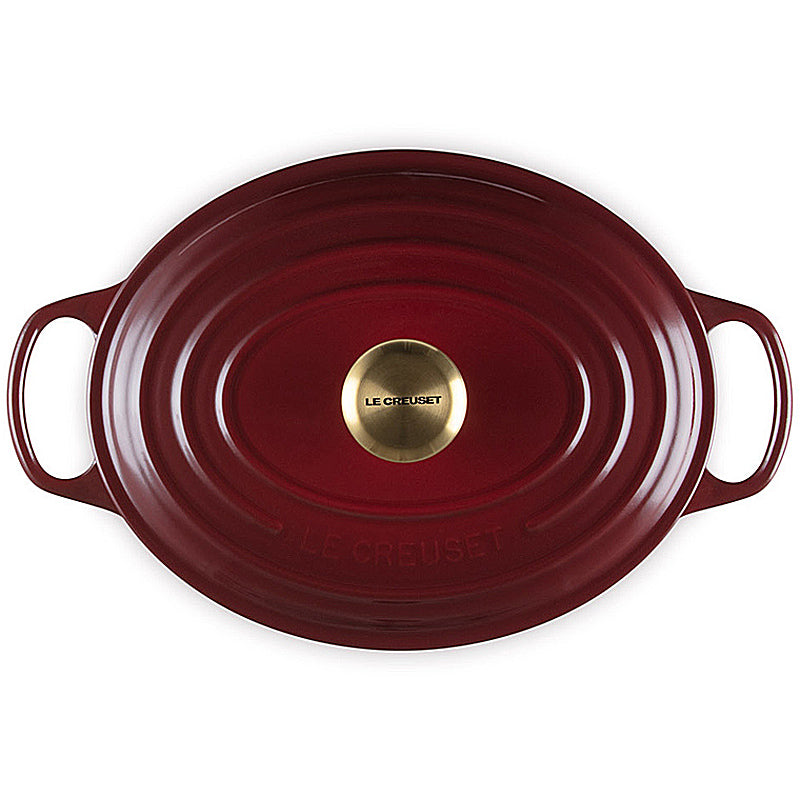 Le Creuset Bräter Signature oval 31 cm Garnet