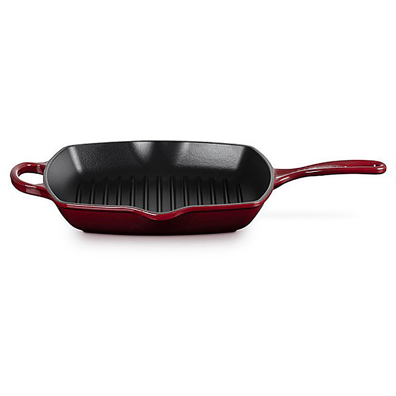 Le Creuset Grillpfanne quadratisch Signature 26 cm Garnet