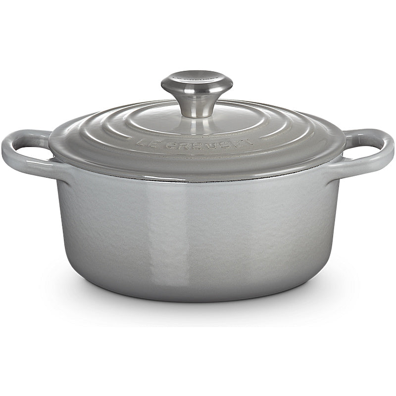 Le Creuset Bräter rund Signature 18 cm Perlgrau