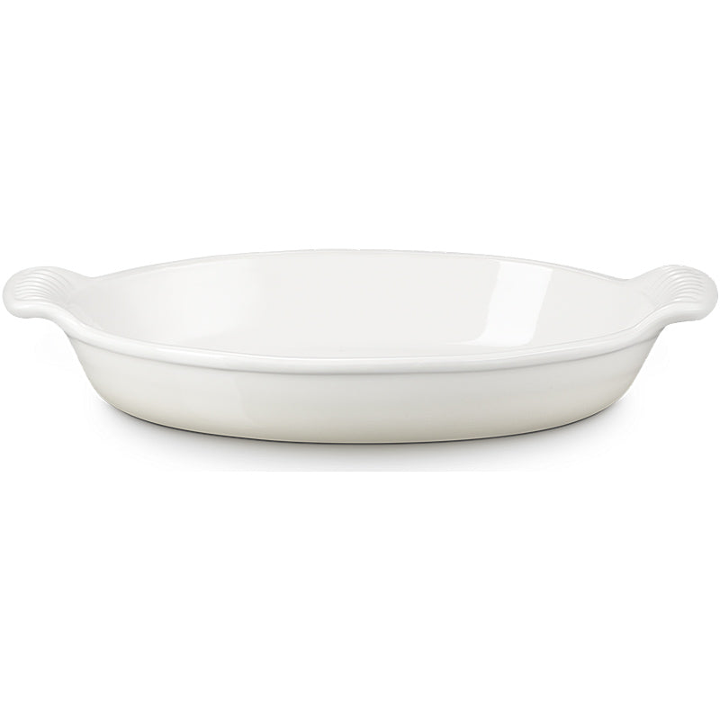 Le Creuset Auflaufform Tradition oval 28 cm Meringue
