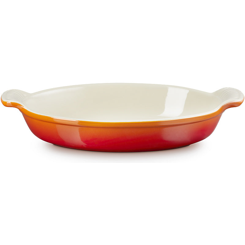 Le Creuset Auflaufform Tradition oval 28 cm Ofenrot