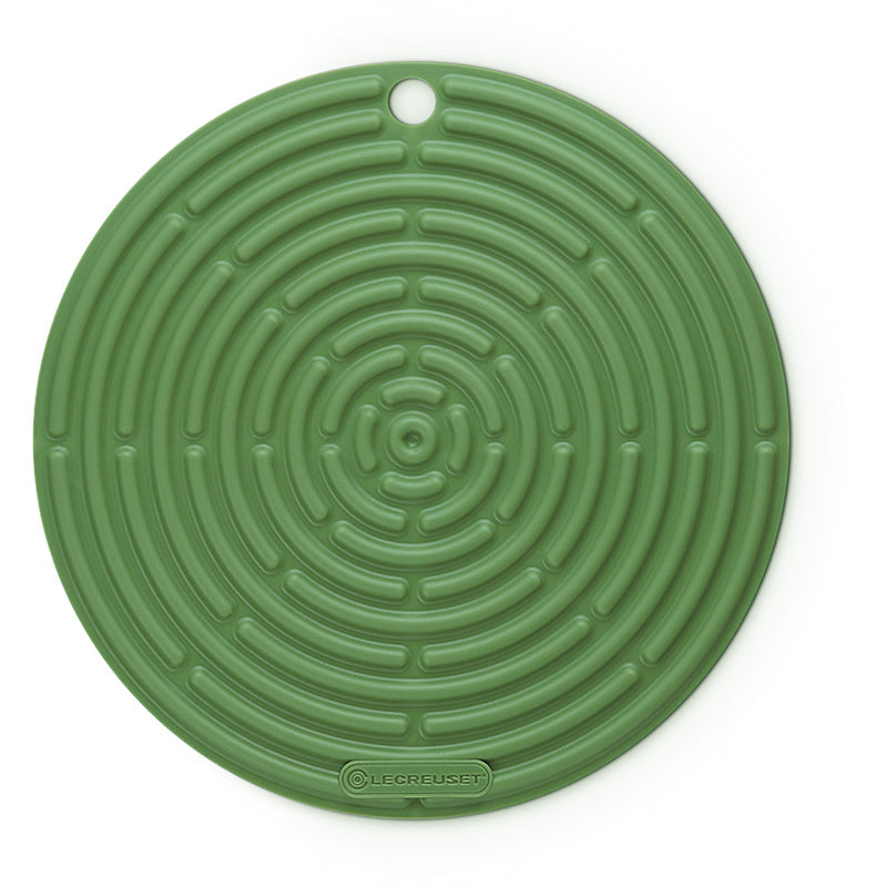 Le Creuset Pot Holder Classic Round Bamboo Green 