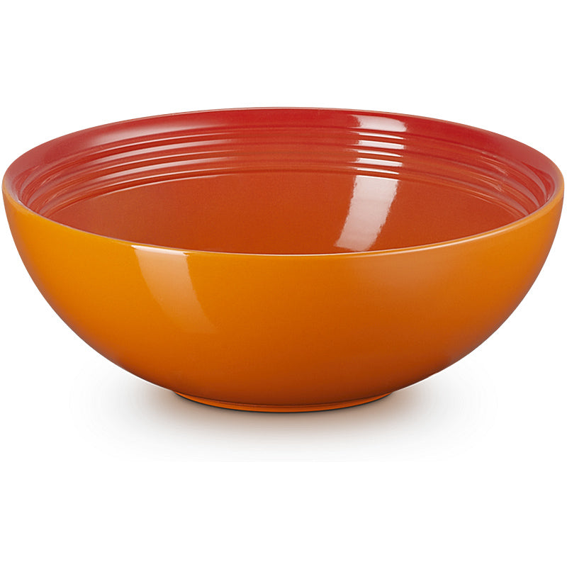Le Creuset Salatschüssel 24 cm Ofenrot