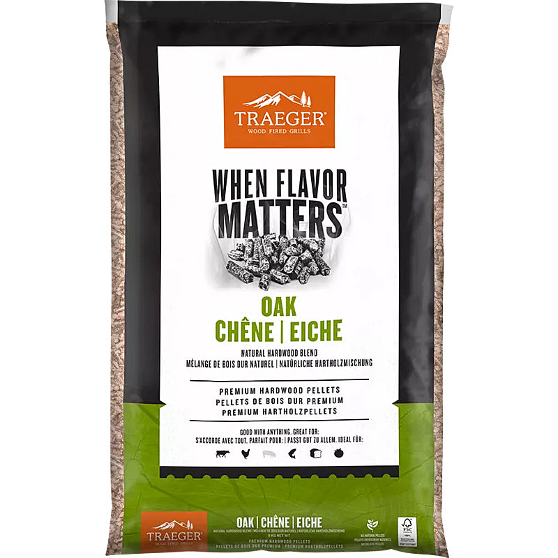 Traeger Eiche Pellets 9 Kg EU FSC
