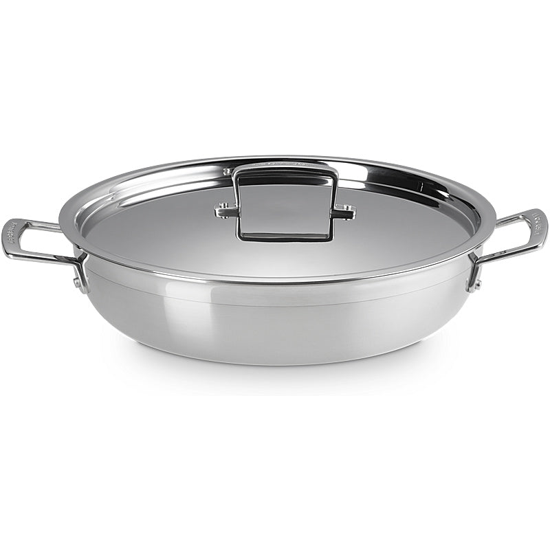 Le Creuset 3-ply Profipfanne mit Deckel antihaft 30 cm