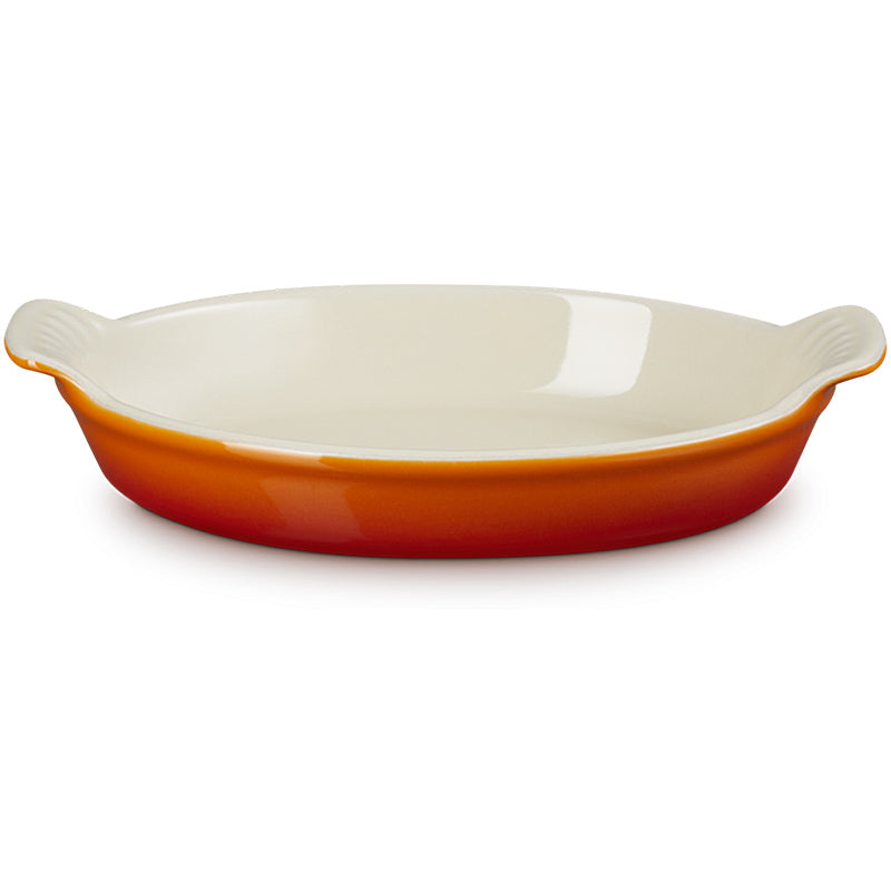 Le Creuset Mini-Auflaufform Tradition oval 180 ml Ofenrot